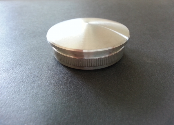 Rohr-Abschlussstopfen für 40,2x2,0mm gewölbt