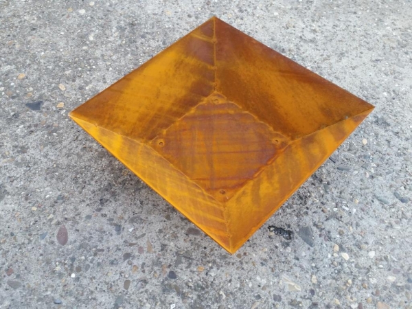 Edelrost Schale 40 x 40 cm