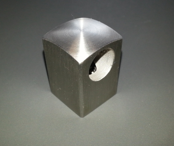 Querstabhalter quadratisch Rundstab Ø 12mm